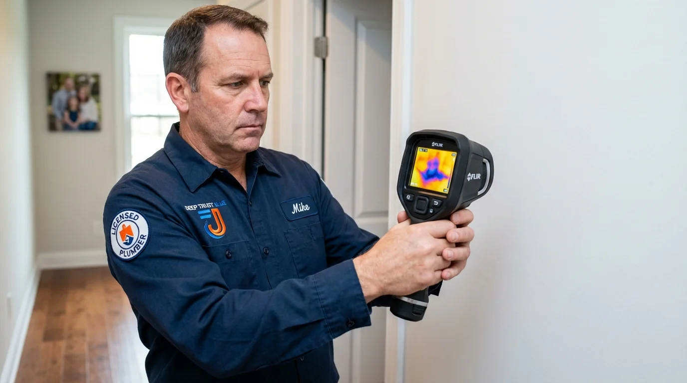 Thermal imaging leak detection by Johns Plumbing LLC in Queen Creek